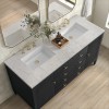 Myrrin 60" Double (Vanity Only Pricing) in Carbon Oak
